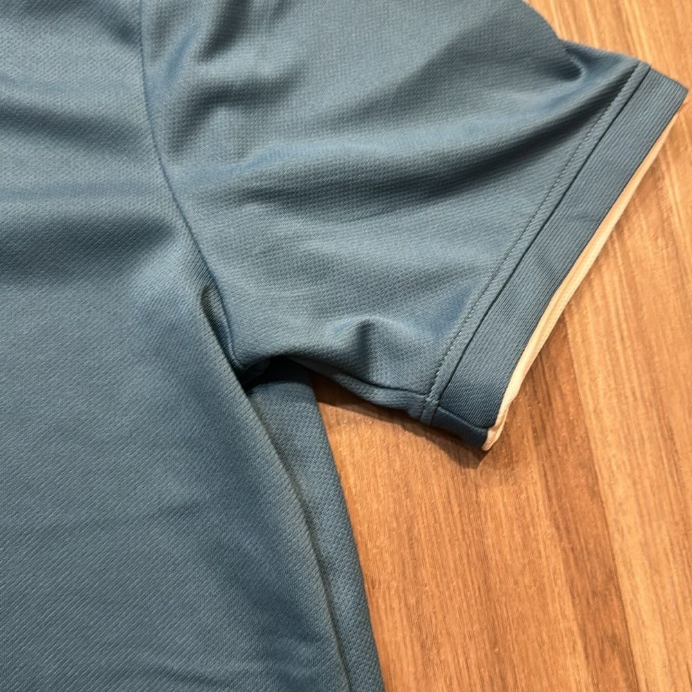 Men’s Nike Dri-Fit Tennis Polo | Medium | Turquoise/White - Picture 4 of 6
